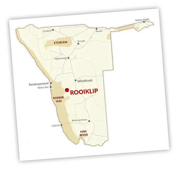 Rooiklip Map
